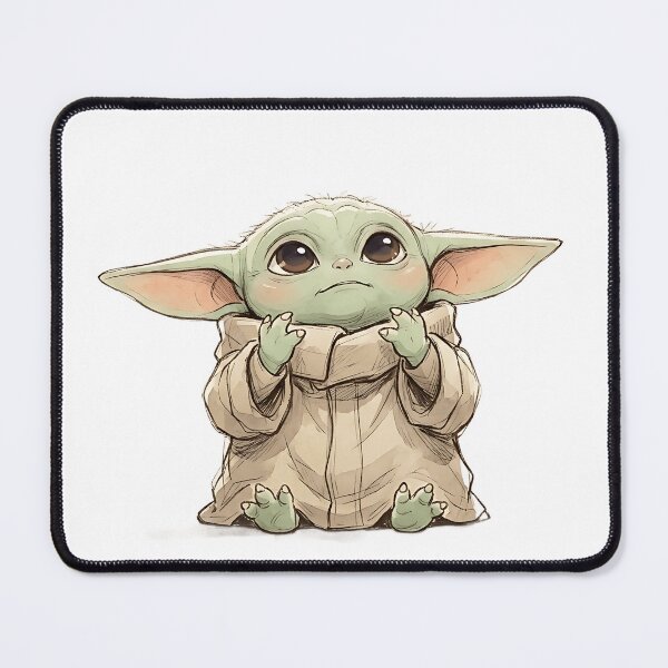 Item preview, BABY YODA LOOKING UP CUTELY designed and sold by LIS AND MELIVERSO.