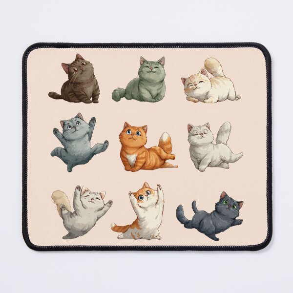 Item preview, Cat Poses designed and sold by bubblyrainbow.
