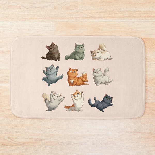 Item preview, Cat Poses designed and sold by bubblyrainbow.