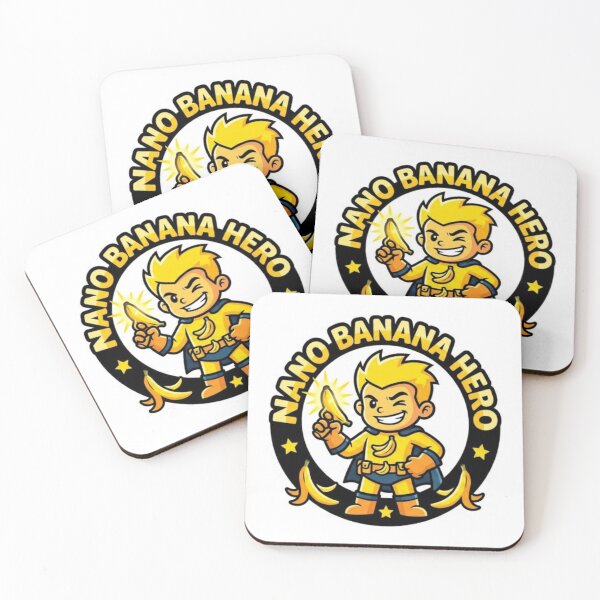 Item preview, Nano Banana Hero – Funny Mischief Cartoon Superhero Sticker designed and sold by Imaginarium of Chaos falcon88 .