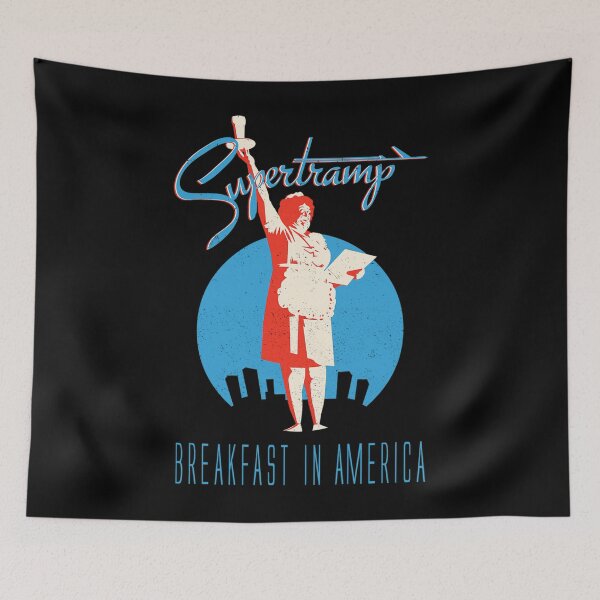 Item preview, Supertramp Breakfast in America T-Shirt /  Dark designed and sold by GrinchAndMax.