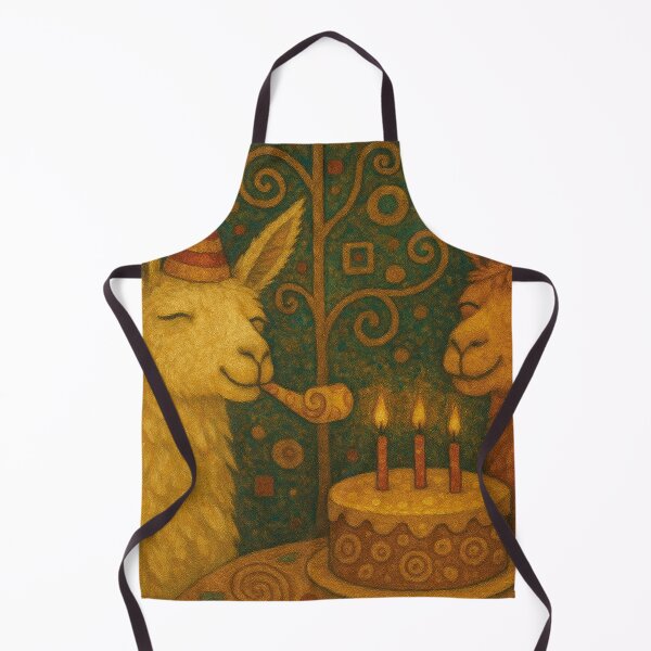Item preview, Celebrating alpacas with cake: Aesthetic illustration for a birthday designed and sold by Mauswohn.