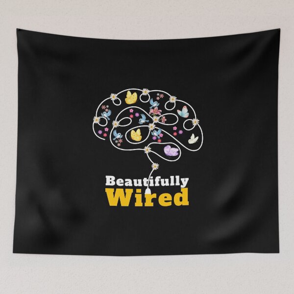 Item preview, Beautifully Wired – Neurodiversity Pride Design designed and sold by YAKOUT-STUDIO.
