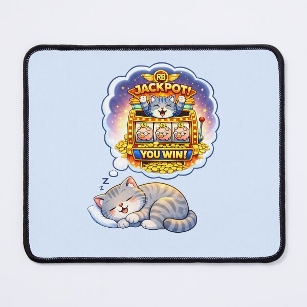 Item preview, Creator Jackpot Dream Funny Cat – Online Seller Fantasy, Redbubble Artist Humor, Side Hustle Creator Life designed and sold by Mindworx21.
