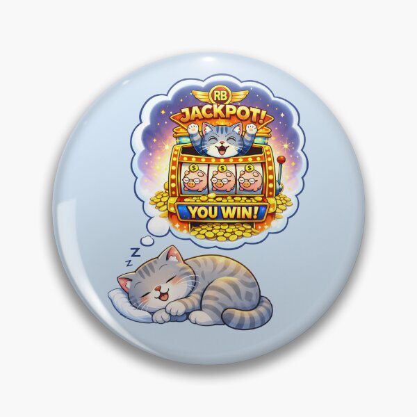 Item preview, Creator Jackpot Dream Funny Cat – Online Seller Fantasy, Redbubble Artist Humor, Side Hustle Creator Life designed and sold by Mindworx21.