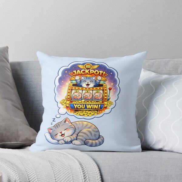 Item preview, Creator Jackpot Dream Funny Cat – Online Seller Fantasy, Redbubble Artist Humor, Side Hustle Creator Life designed and sold by Mindworx21.