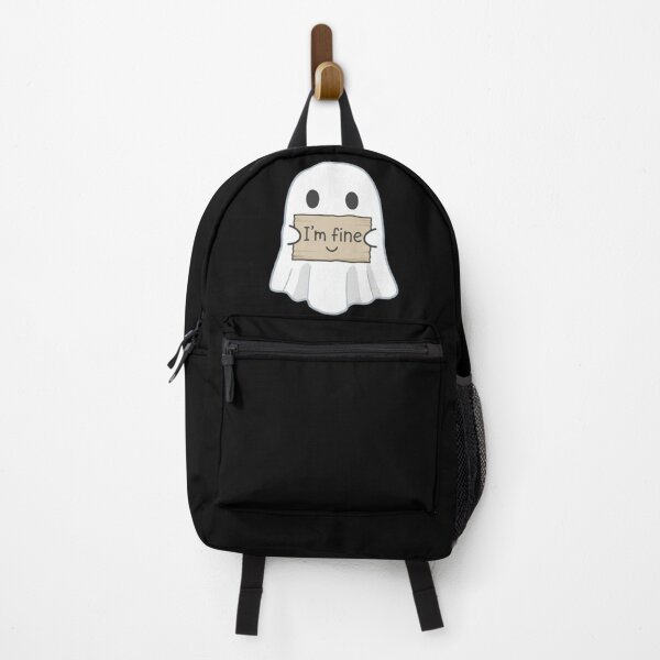 Item preview, I’m Fine Ghost – Cute & Emotional Cartoon Design designed and sold by Dogandesighn.