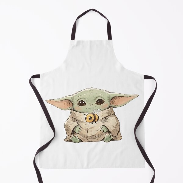 Item preview, BABY YODA WITH A CUTE BEE designed and sold by LIS AND MELIVERSO.