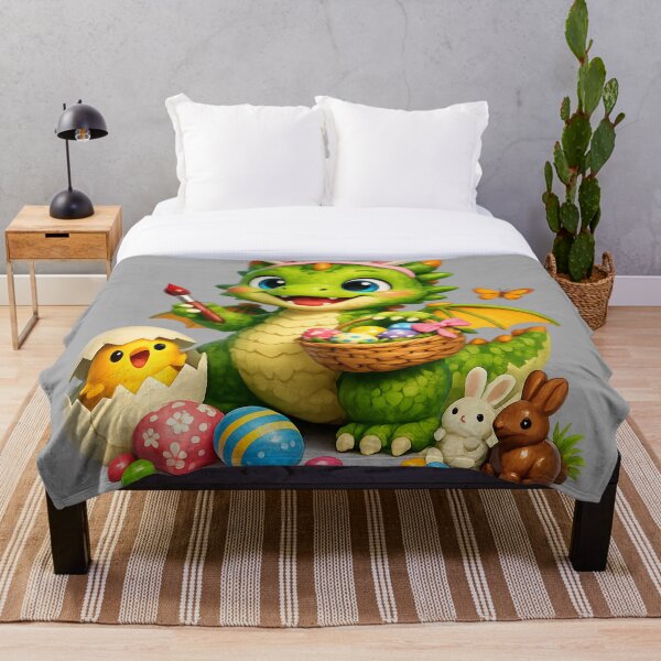 Item preview, Eggstra Cute Baby Dragon Easter Celebration – Magical Spring Vibes designed and sold by RolMerch.