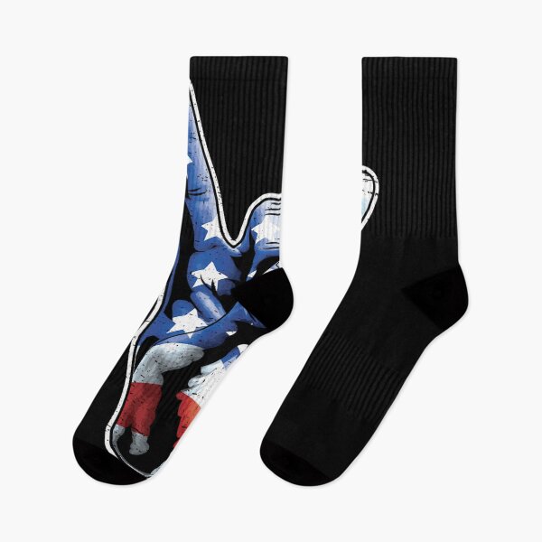 Item preview,  American Flag Rock Out Devil Horns Usa Hand designed and sold by Spajic.