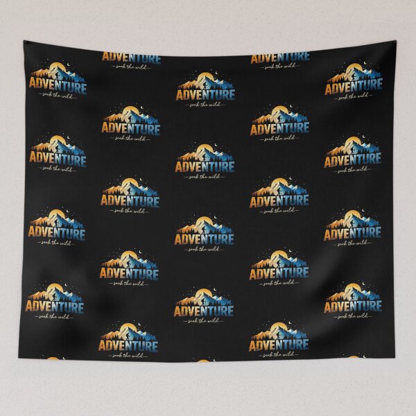 Item preview, Adventure – Seek the Wild Mountain Design designed and sold by Dogandesighn.