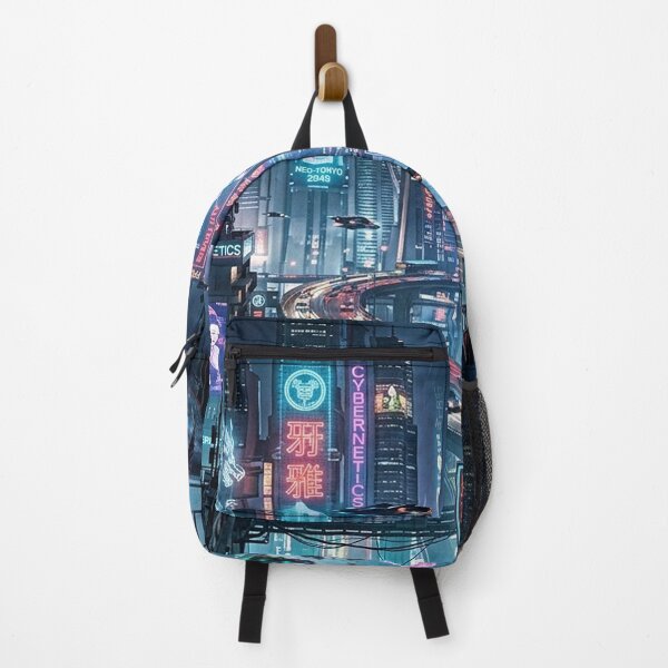 Item preview, Neon Cyberpunk Neo Tokyo 2049 Skyline designed and sold by PixelNest40.