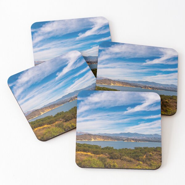 Item preview, Lake Cachuma Panorama with Santa Ynez Mountains | California Landscape Photography designed and sold by TheHikersEye.