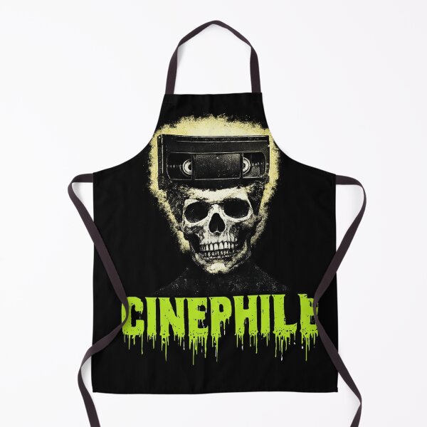 Artikelvorschau, EraserDead CINEPHILE VHS Skull entworfen und verkauft von Dragonmotor Media.