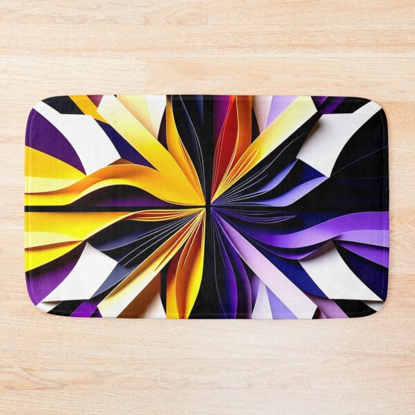Item preview, origami quadrant colorful origami style geometric abstract design designed and sold by SmashingDeals.