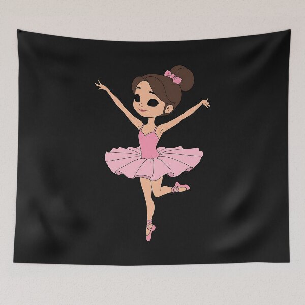 Item preview, Cute cartoon ballerina designed and sold by Bappy888.