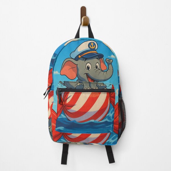 Item preview, Little elephant captain on a candy: Aesthetic children's room illustration designed and sold by Mauswohn.