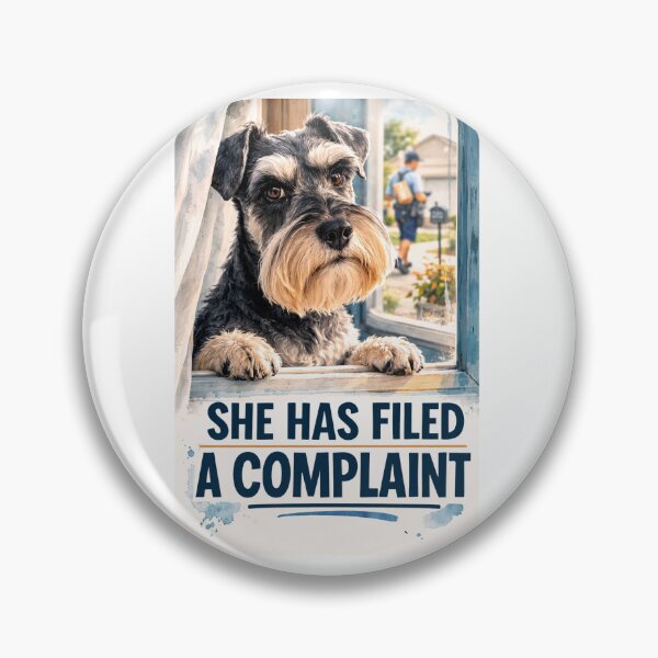 Item preview, She Has Filed A Complaint Schnauzer Mom Shirt Funny Schnauzer Dog Mom Gift designed and sold by PawMuse Studio.