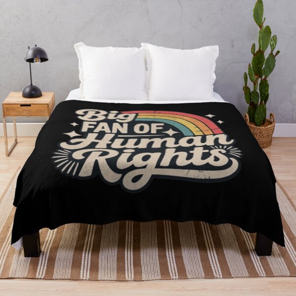 Item preview, Big Fan of Human Rights  designed and sold by katherinerouse.