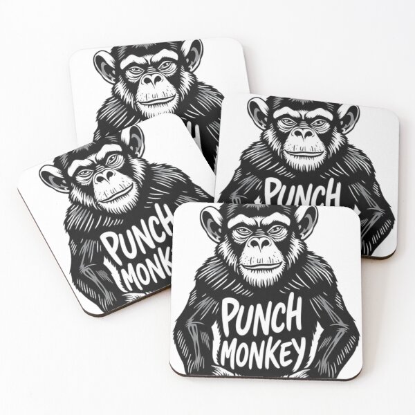 Item preview, Punch Monkey – Funny Retro Meme Design for Trend Lovers designed and sold by Sweet Dreams & Fantasia.