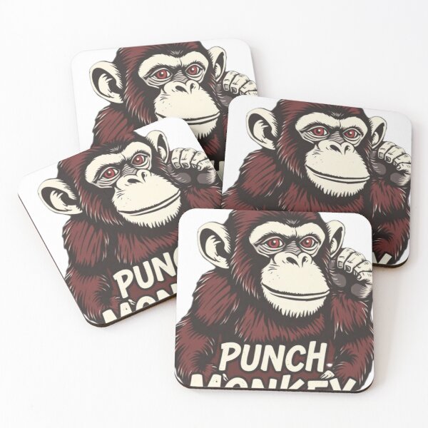 Item preview, Punch Monkey – Funny Retro Meme Design for Trend Lovers designed and sold by Sweet Dreams & Fantasia.