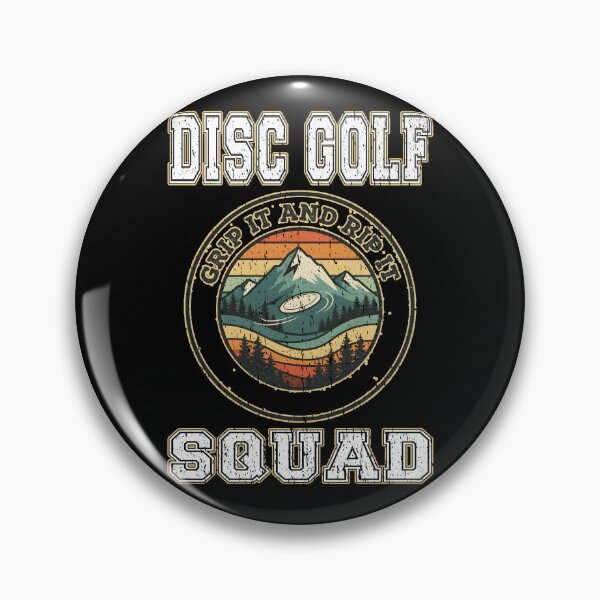 Item preview, Disc Golf Squad - Grip It And Rip It Retro Vintage Frisbee Golf Mountain Nature designed and sold by Jt41.