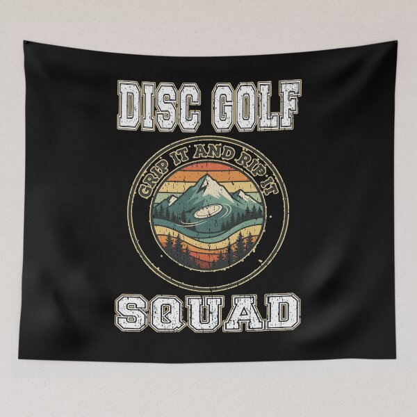 Item preview, Disc Golf Squad - Grip It And Rip It Retro Vintage Frisbee Golf Mountain Nature designed and sold by Jt41.