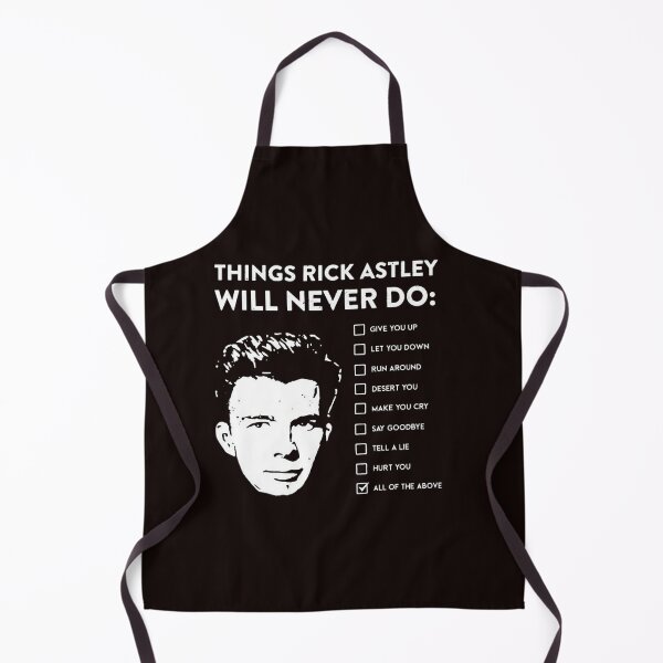 Item preview, Things Rick Astley Will Never Do designed and sold by FlirtyDigital.