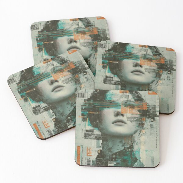 Item preview, Tech Noir Biotech Dream Cyberpunk AI Portrait Glitch Art designed and sold by WartonnoArt.