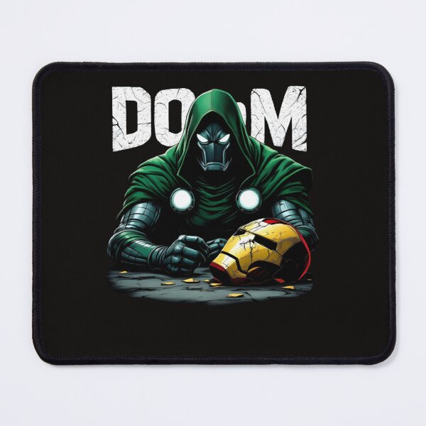 Item preview, Doctor Doom Supreme Over Iron Man – Dark Villain Art Tee designed and sold by A-JAMA.