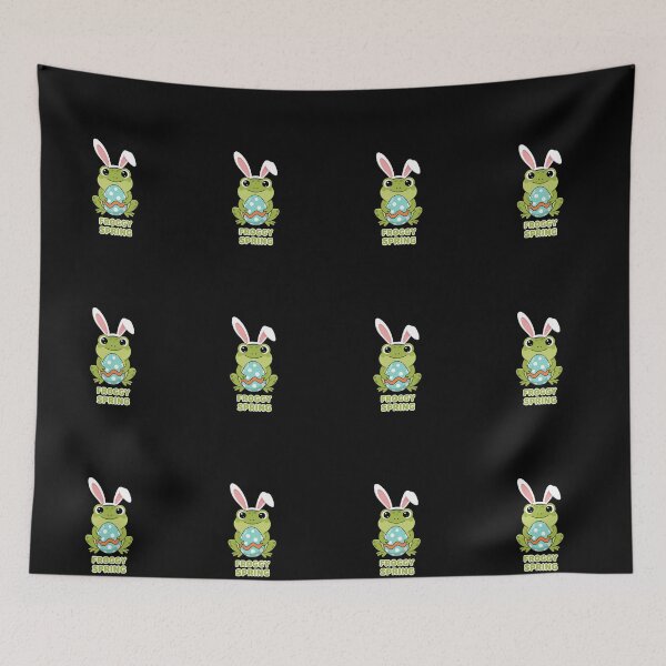Item preview, Adorable Froggy Spring Bunny Ears Easter designed and sold by NatureUnleashed.