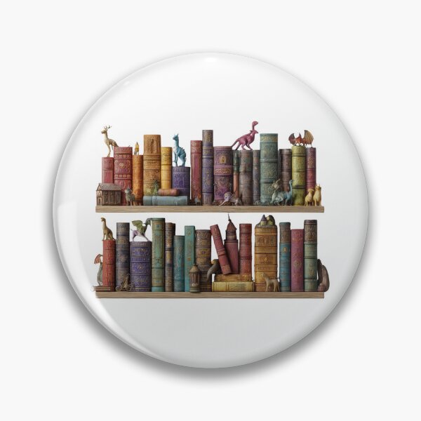 Item preview, Bookshelf of Magic designed and sold by bubblyrainbow.