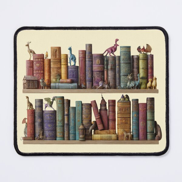 Item preview, Bookshelf of Magic designed and sold by bubblyrainbow.