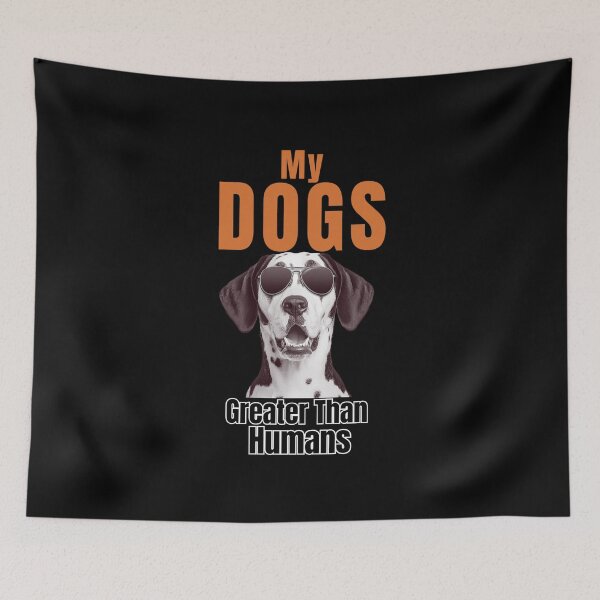 Item preview, My Dog Greater Than Humans – Funny Pet Lover Quote designed and sold by YAKOUT-STUDIO.