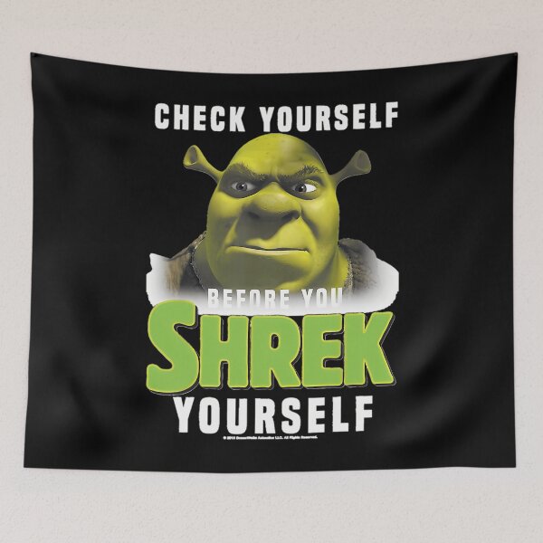 Item preview, Shrek Check Yourself Before You Shrek Yourself  designed and sold by دوباميكافين.