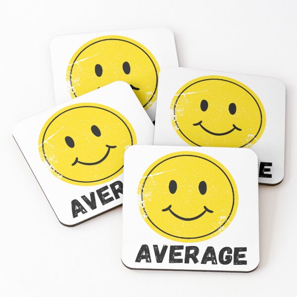 Item preview, Average Smiley Face  designed and sold by Dirt Road Digital.