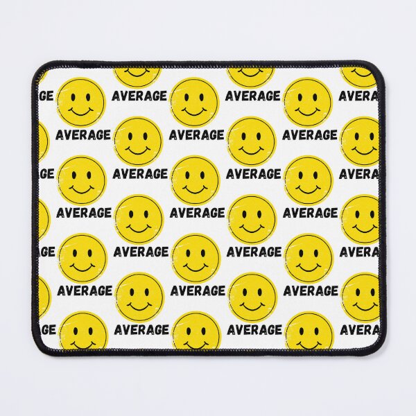 Item preview, Average Smiley Face  designed and sold by Dirt Road Digital.