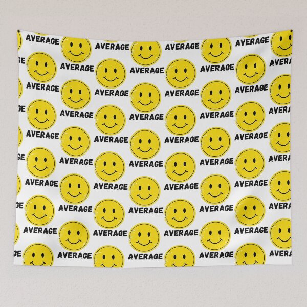 Item preview, Average Smiley Face  designed and sold by Dirt Road Digital.