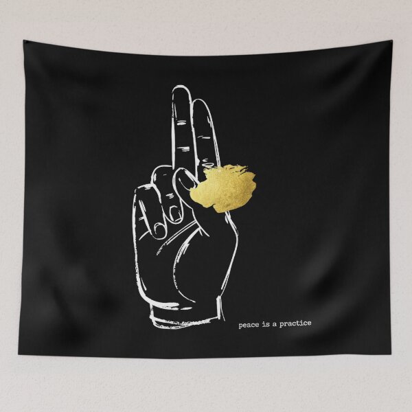 Item preview, Buddha - PEACE IS A PRACTICE designed and sold by SignumShop.