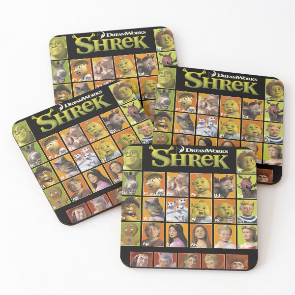 Item preview, Shrek Periodic Table Of Shrek Character Group designed and sold by دوباميكافين.