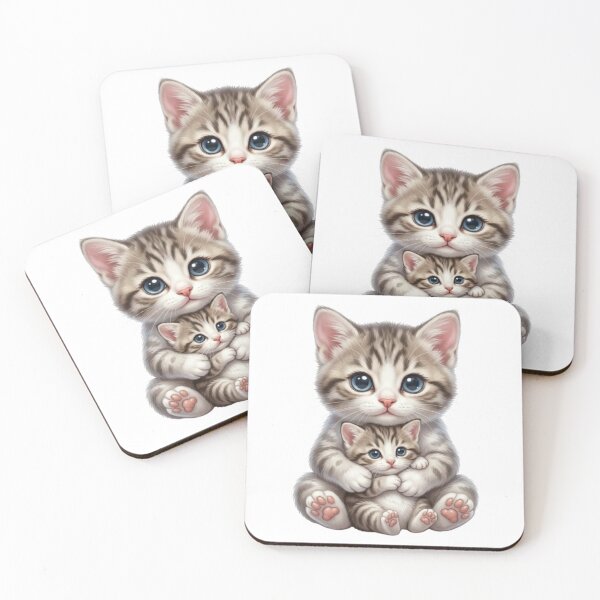 Item preview, Kitten Cuddles: Duo of Small Felines designed and sold by CHRIST5000.