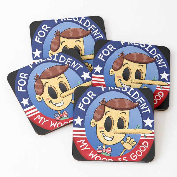 Item preview, Pinocchio For President - My Wood Is Good designed and sold by دوباميكافين.
