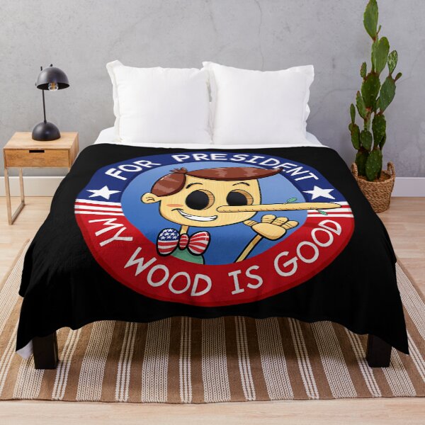 Item preview, Pinocchio For President - My Wood Is Good designed and sold by دوباميكافين.
