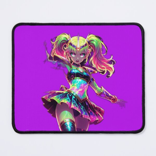 Item preview, Cyberpunk Magical Girl Overload – Neon Energy Aura & Explosive Glow designed and sold by RadaQueen.