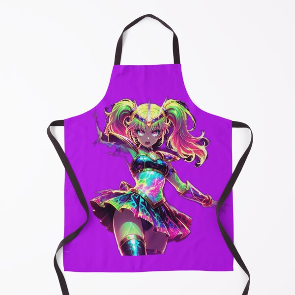 Item preview, Cyberpunk Magical Girl Overload – Neon Energy Aura & Explosive Glow designed and sold by RadaQueen.