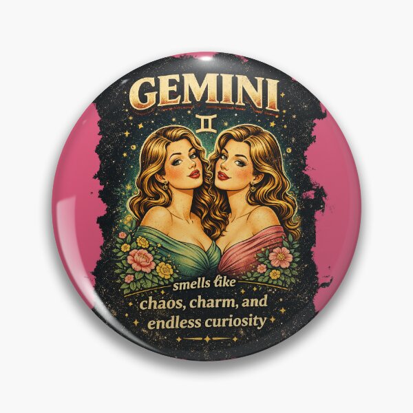 Item preview, Gemini Zodiac Twin Symbol Design designed and sold by AlvelinaCP.