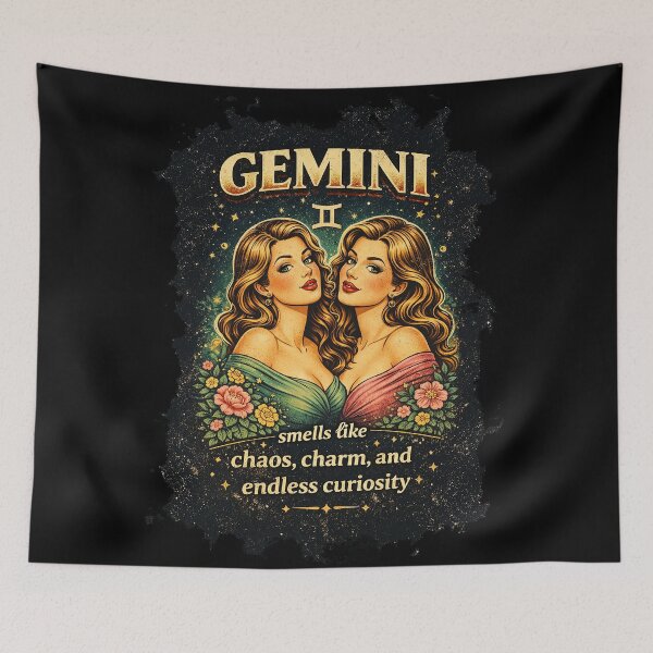 Item preview, Gemini Zodiac Twin Symbol Design designed and sold by AlvelinaCP.