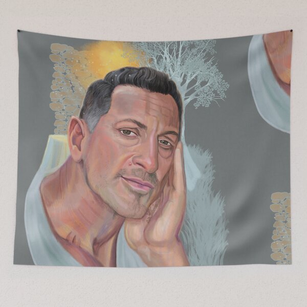 Item preview, Sasha Roiz Captain, handpainted Portrait designed and sold by AK-Hevonen.
