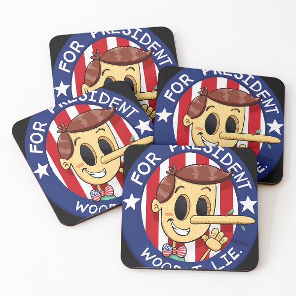 Item preview, Pinocchio For President - Wood I Lie designed and sold by دوباميكافين.