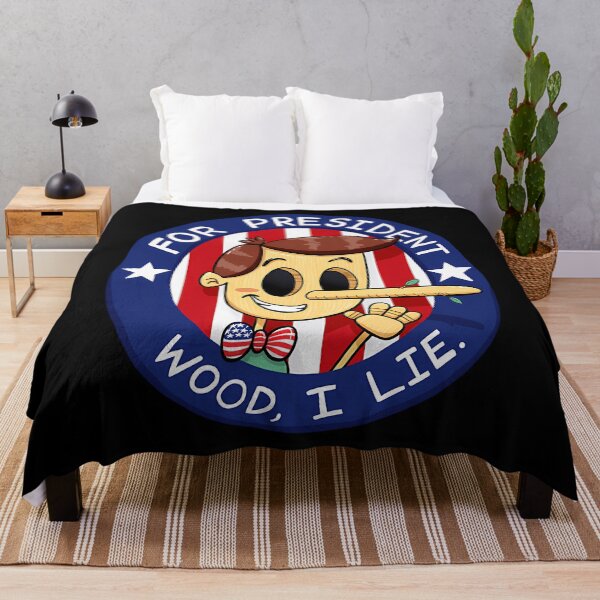 Item preview, Pinocchio For President - Wood I Lie designed and sold by دوباميكافين.